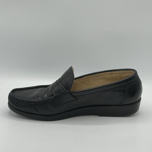 SAS Ace Slip On Loafer Size 9 9W Black Leather Upper - Picture 3 of 13